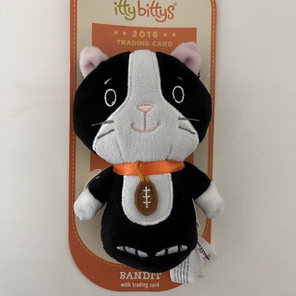 Hallmark Itty Bittys Kitten Bowl 2016 Bandit Cat Plush Trading Card NEW - Picture 5 of 7